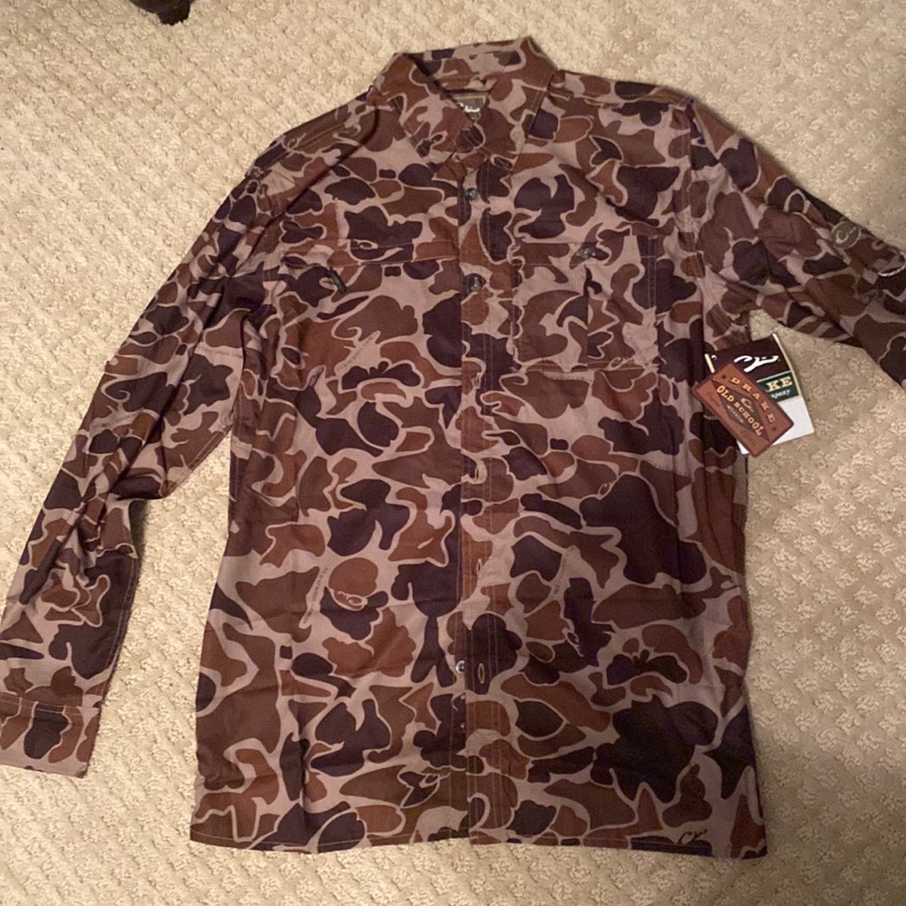 Drake wing shooter long sleeve button up